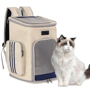 Foldable Pet Carrier Backpack -حقيبة ظهر قابلة