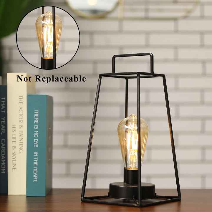 Modern simple small square night lamp iron study 