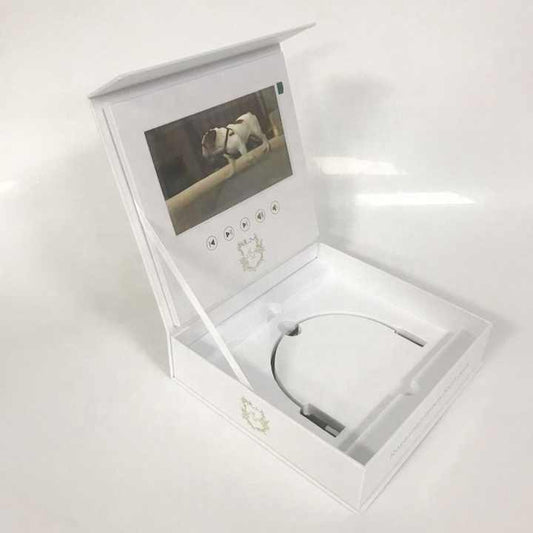 Hold Your Gifts or Promotional Custom Paper Video &amp; LCD Display Boxes with Foam Inserts