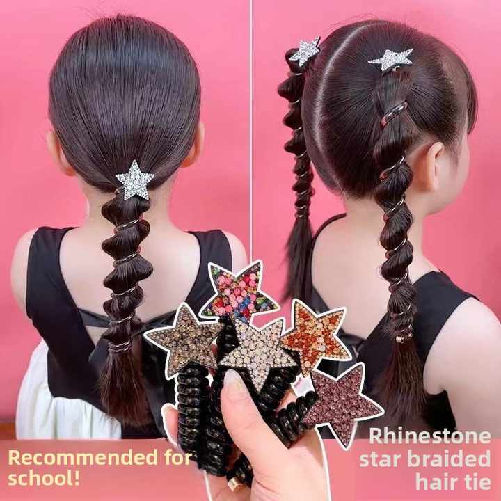 High Elasticity Girls Pentagram Hair Accessories 