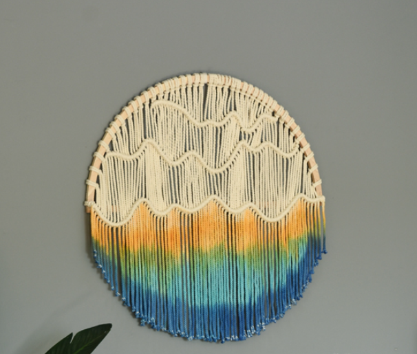 Irregular Modern Macrame Decor Home Decor Wall Art Designs Tapestry Home Decor for Living Room and Home Walls 