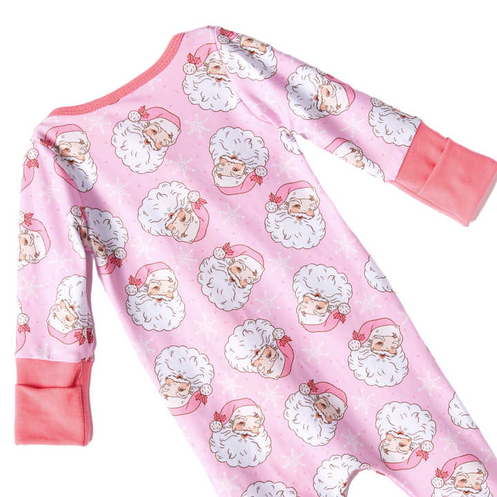 الأكثر مبيعًا بيجامات بسحاب مزدوج للنوم عيد الميلاد طباعة ملابس نوم للأطفال الصغار غطاء مطوي من الخيزران لرومبير أطفالBest Selling Double Zipper Sleepwear Pajamas Christmas Print Toddler Sleepwear Folded Bamboo Romper Cover for Baby