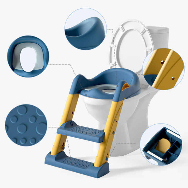 Toilet Seat Ladder Baby - Soft for Training Babies 
