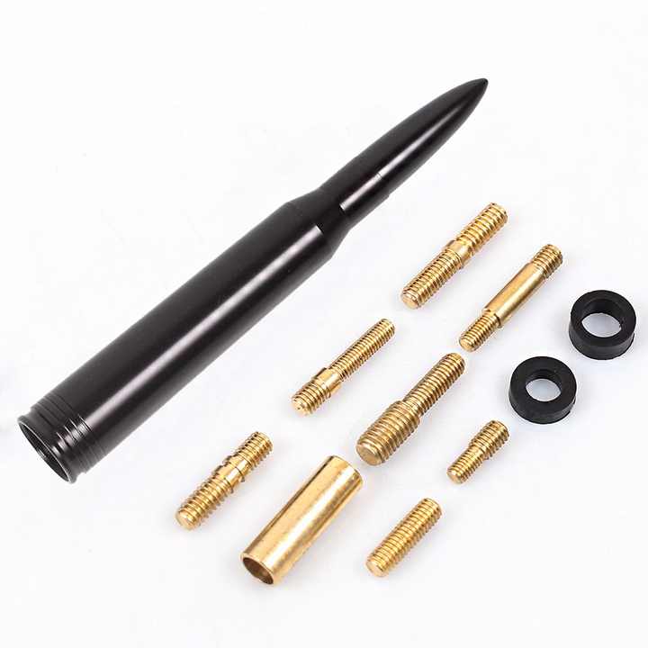 Universal Aluminum Alloy Short Bullet Roof Antenna 