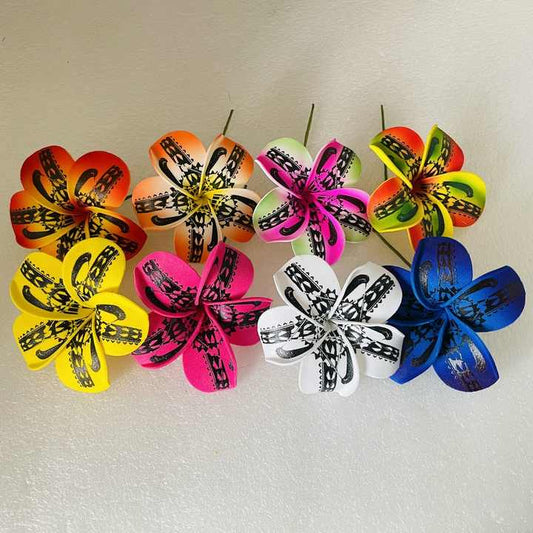 Single Stem Plumeria Foam Flower 