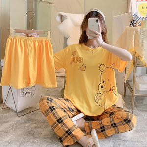 Women's Summer Short-Sleeved Pajamas 