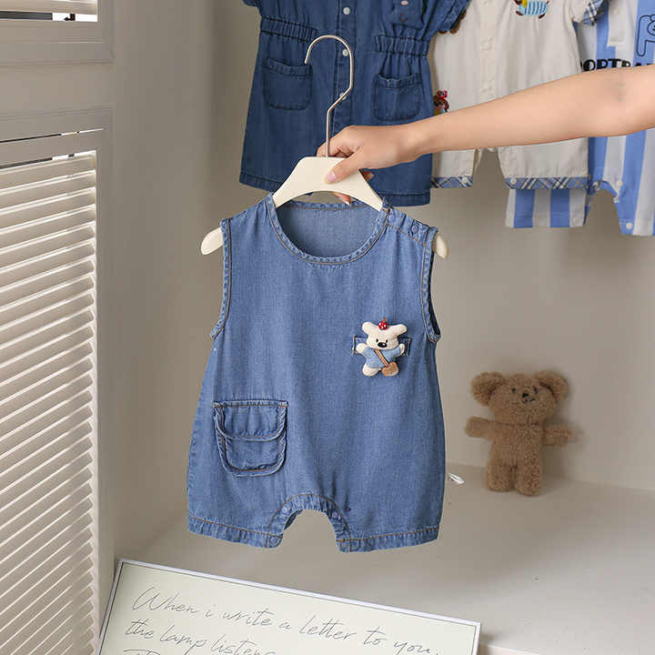 Summer Sleeveless Denim Baby 