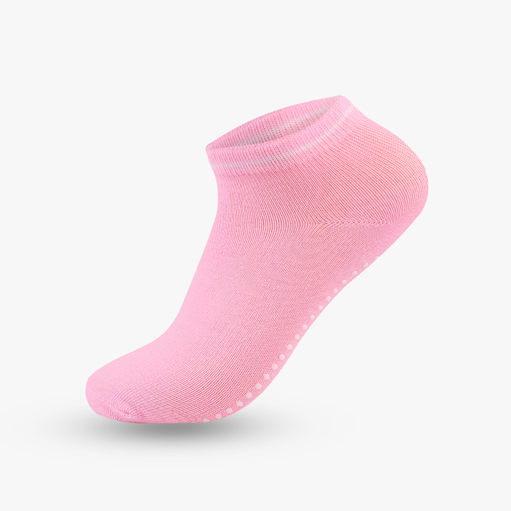 جوارب رياضية ملونة مضادة للانزلاق لليوجا الأورولين للسيدات في جوارب رياضية Candy Color Sports Socks Anti-Slip Grip Yoga Socks Trapoline Women Ankle Socks