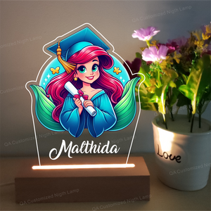 Personalized Mermaid Night Light for 