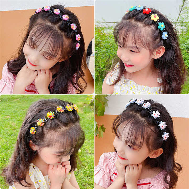 شعر أميرات اكسسوارات لطيف الاطفال الفتيات . Princess Hair Accessories Cute Kids Girls Flower H