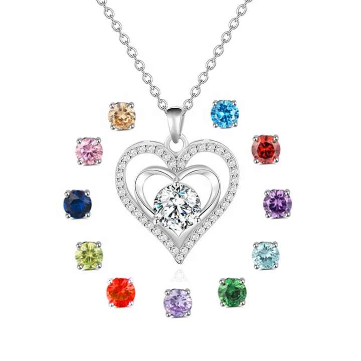 heart-shaped necklace 