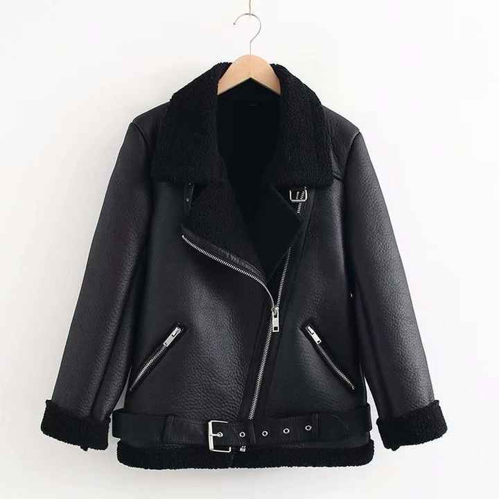 Women's leather jacket 