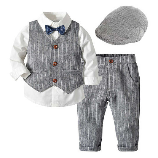 Boys' formal suits, wedding suit set 