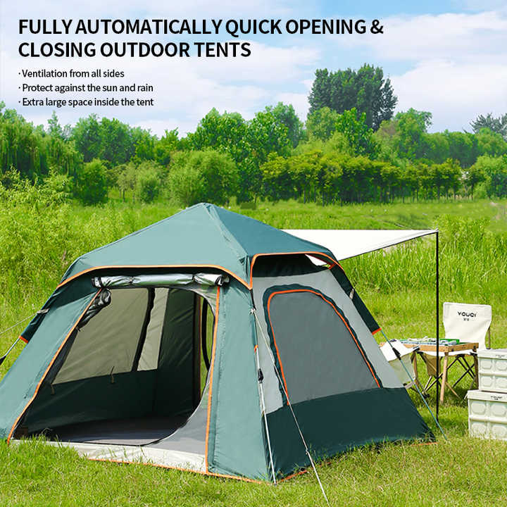 Outdoor Camping and Mountaineering Equipment HIKING Green Waterproof Tent
