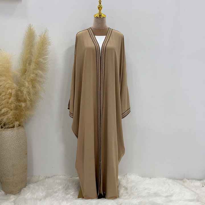 Turkish colored abaya 