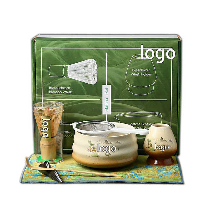 OEM ODM 4 to 9PCS Matcha Gift Set 