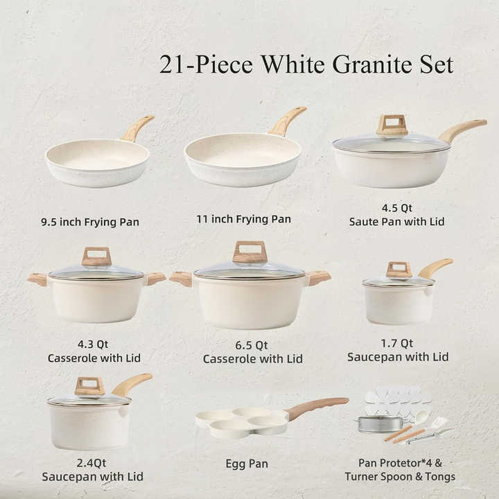 Cooking sets and cookware