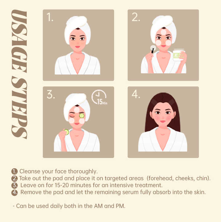 وسادات قناع الوجه فائقة الرقة - اطقم العنايه