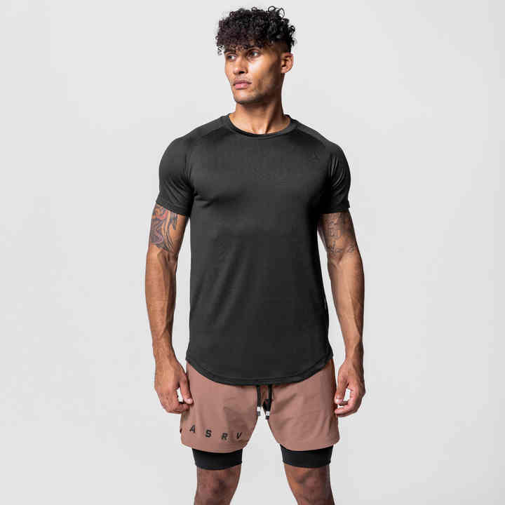 Men's long-sleeved sports shirt