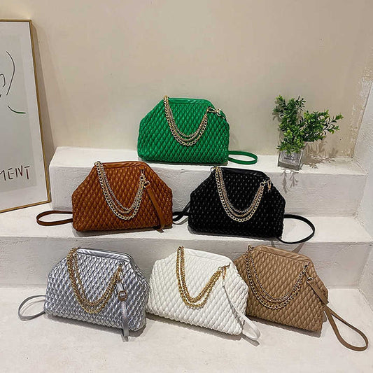 Luxury leather women's handbags 