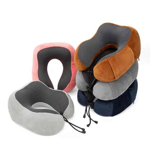 U Shaped Memory Cotton Pillow Portable Car Travel Nap Pillow 