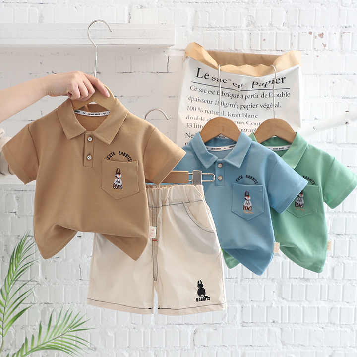 Handsome Summer Toddler Boys Clothing Sets 