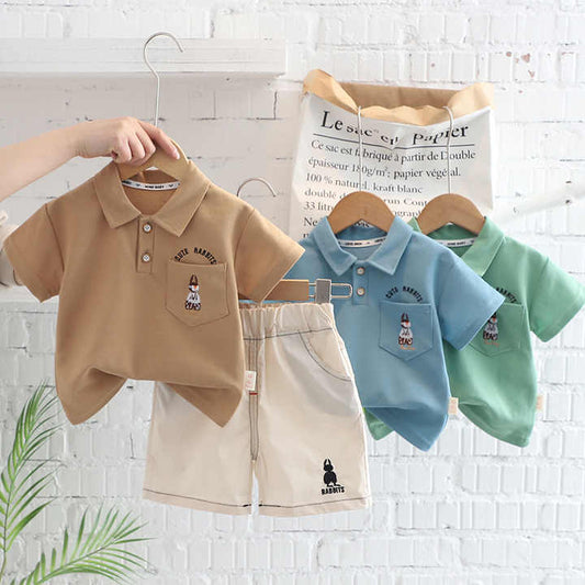 Handsome Summer Toddler Boys Clothing Sets 