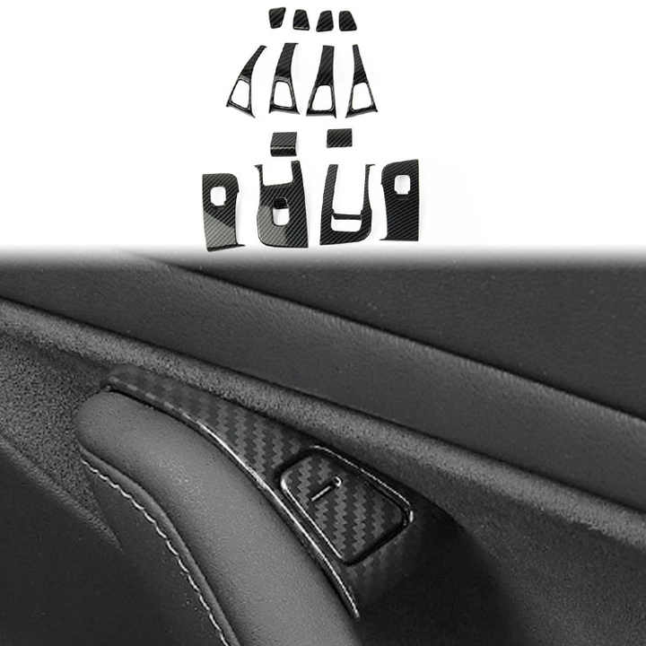 Car Accessories 2021 Carbon Fiber Interior Door Handle. 