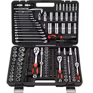From from the wrench tool set with car repair tool box 