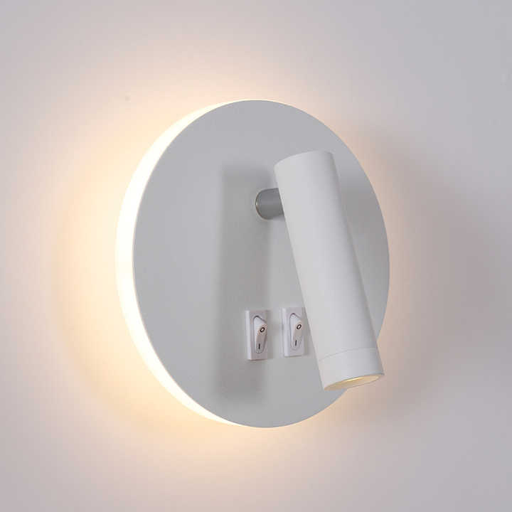 Modern two-tone wall lamp 