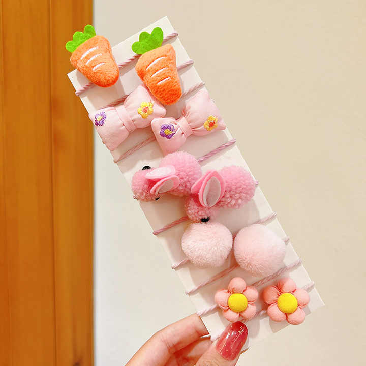 Children's accessories, hair accessories, set of hair ties 