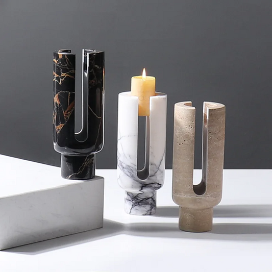 marble candles 