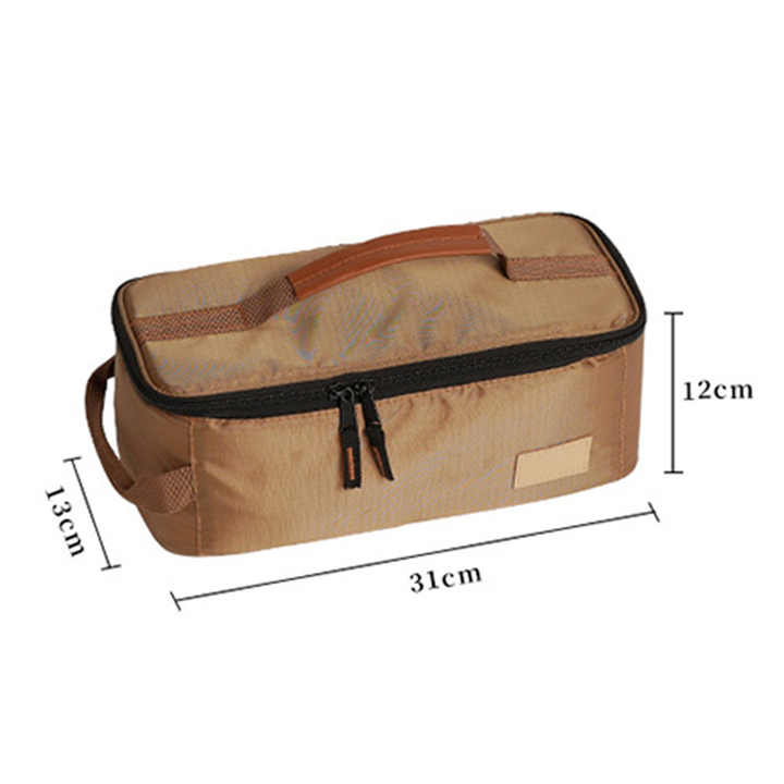 حقيبة تخزين لأدوات المائدة في السفر والتخييم -Bag Cutlery Storage Bag for Outdoor Travel Camping Hiking