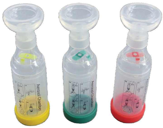 ISO in different sizes of inhalation medical devices 