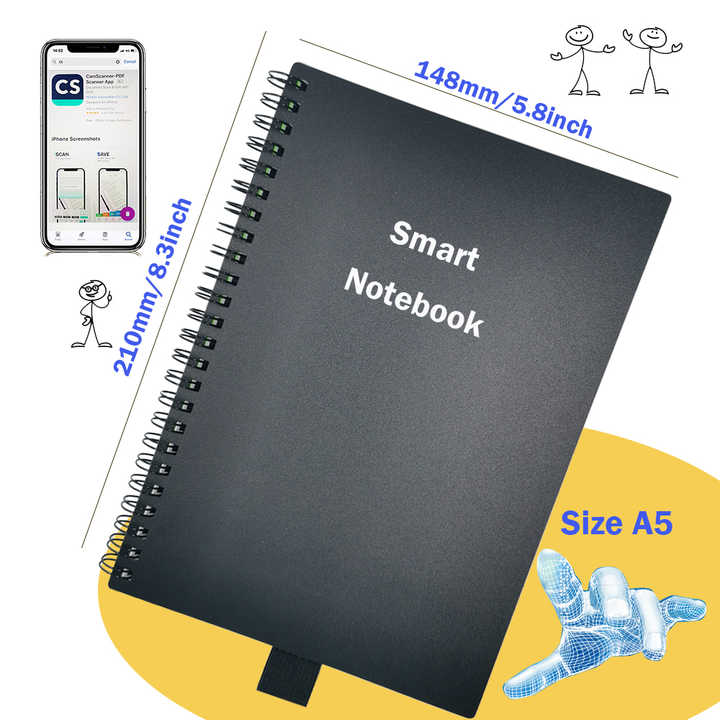 Rocketbook Fusion Smart Reusable Portable Calendar Do- 