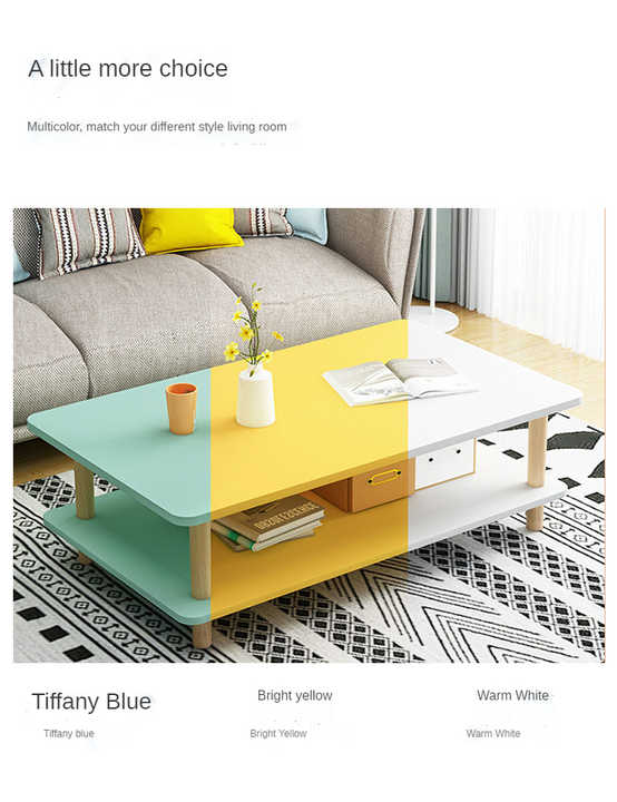 Coffee table for living room balcony small table simple creative coffee table 