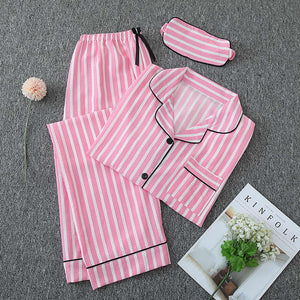 Women's long-sleeved pajamas 