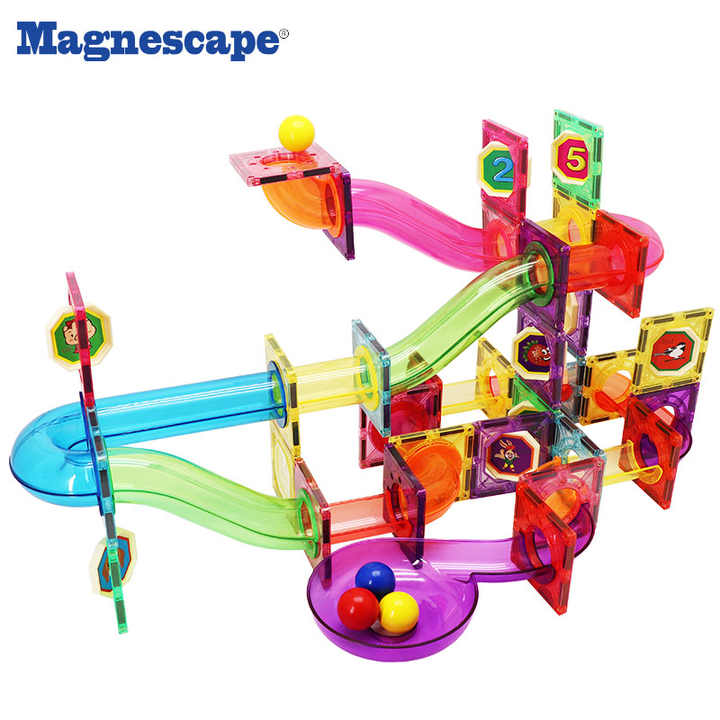 مجموعة ألعاب ماجنيسكيب المغناطيسية الأكثر   Best Selling Magnescape Magnetic Toy Set, 109 Pieces