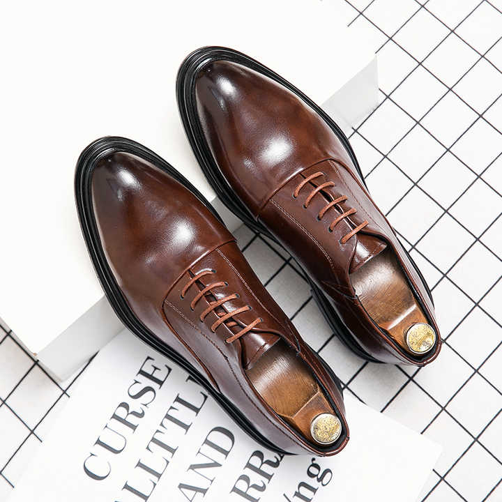 Men's Leather Oxford Shoes 