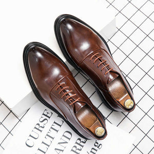 Men's Leather Oxford Shoes 