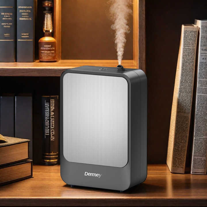 جهاز ديرمي 400 مل لتعطير المنزل يعمل بالبطارية، ماكينة تعطير بدون ماء للزيوت العطرية Derma 400ml Battery Operated Home Fragrance Diffuser, Waterless Aromatherapy Machine for Essential Oils