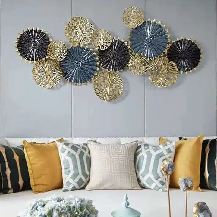 ديكور جداري معدني ثلاثي الأبعاد تجريدي حديث . High Quality Modern Abstract 3D Metal Wall Decor Iron