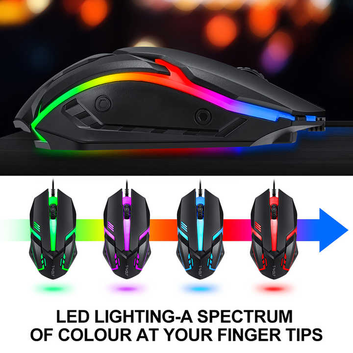 illuminated wired keyboard