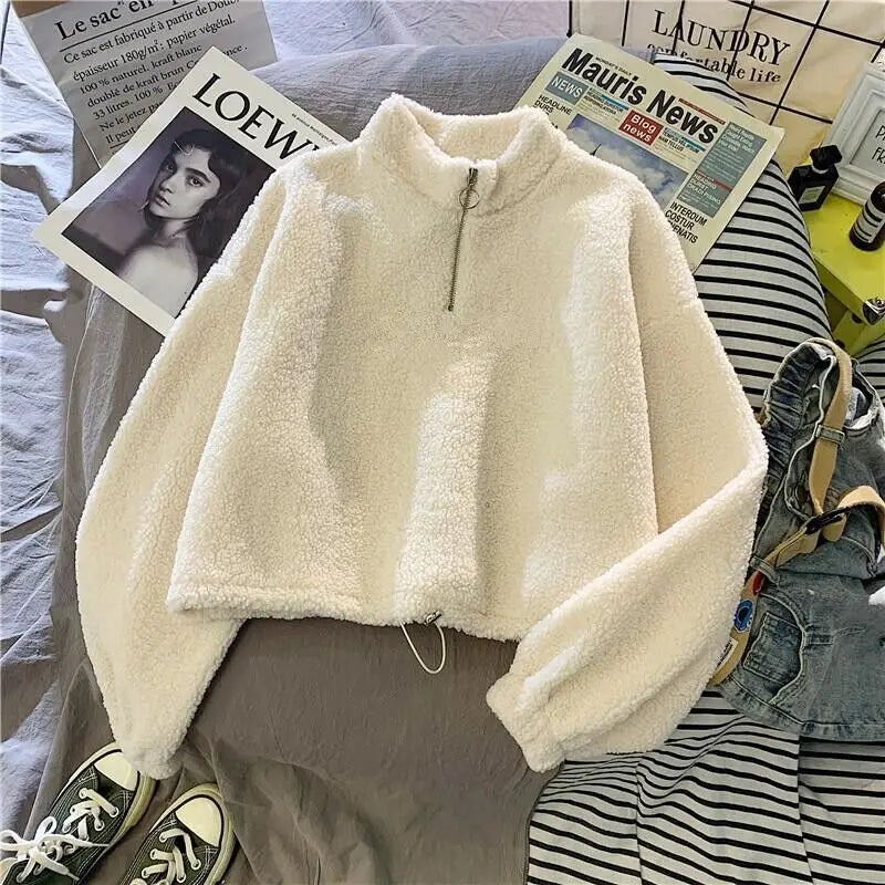Thick cropped hoodie 