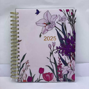 Custom Printed Logo Spiral Bound Agenda Diary, Daily Monthly Business Planner 