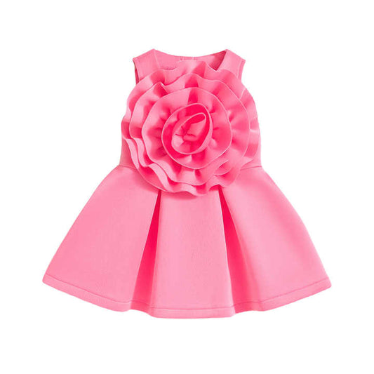 Baby Girls Summer Sleeveless Ruffle Clothes 