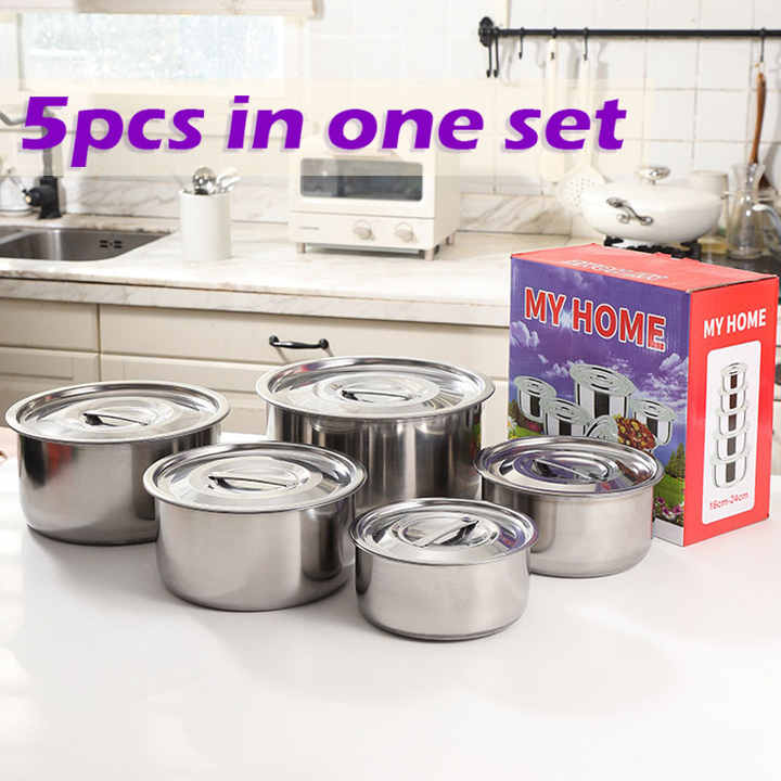 Stainless steel cooking sets 
