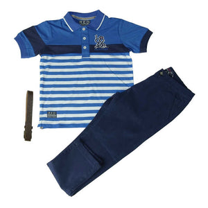 Boys Clothing Set Kids Clothes Polo Shirt Woven Pant 