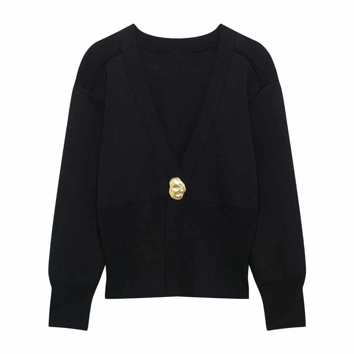 knitted cardigan coat