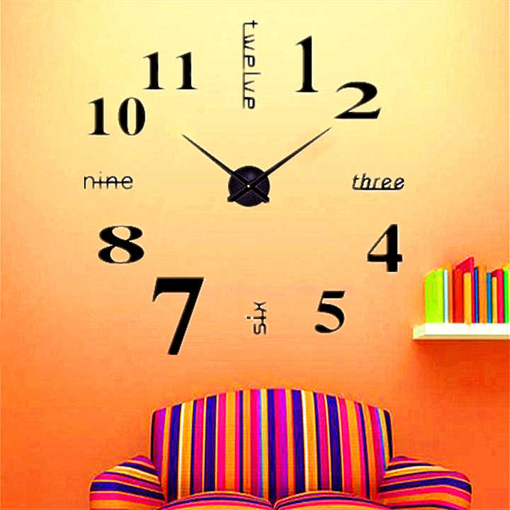 modern digital wall clock